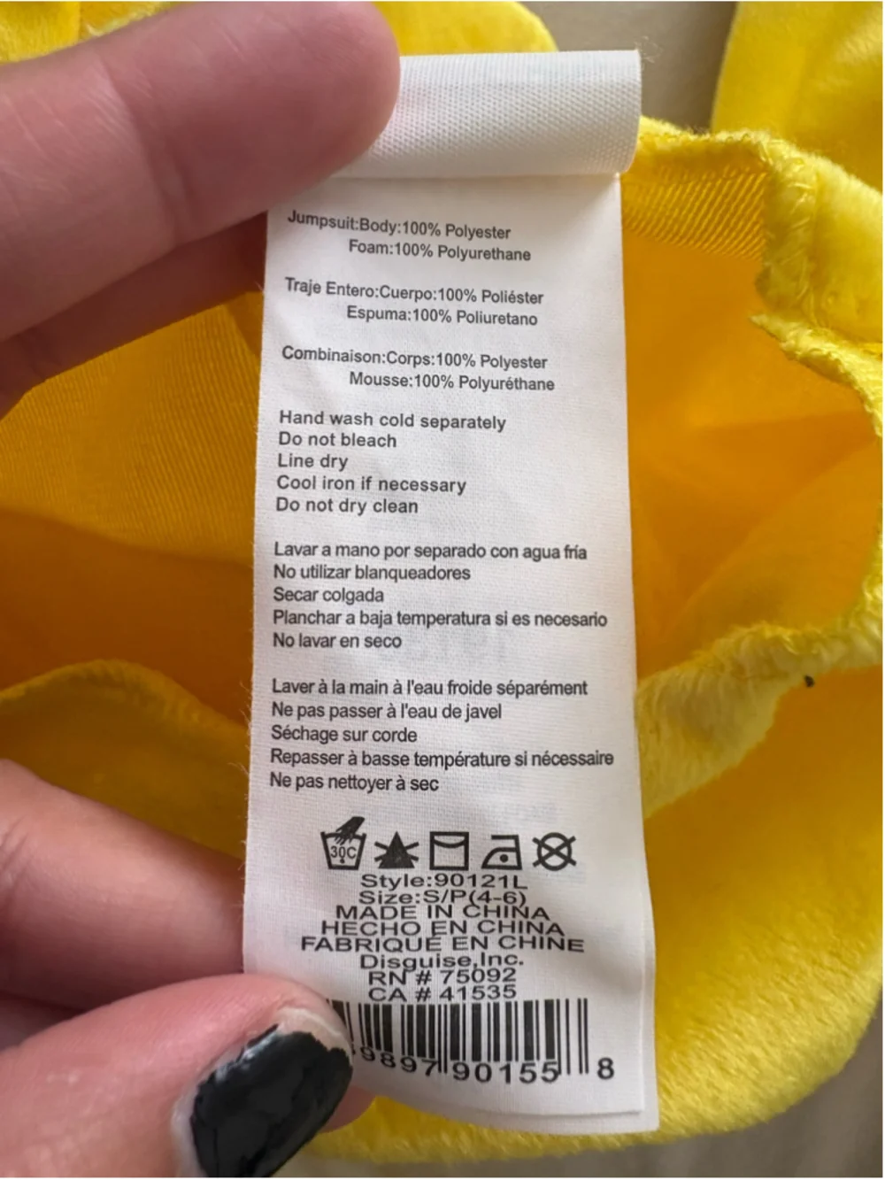 Disguise kids Pikachu Costume/ Halloween/ Cosplay size Small 4-6